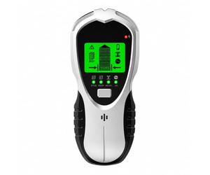 XLWLLNJ Rilevatore Murale Manuale con Impugnatura Ergonomica E Alloggiamento Contornato per Localizzare Chiodi Viti E Conduttori Elettrici atto per Lavori di Manunzione E Controllo, Nero Argento