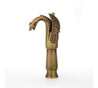 XLWLLNJ Rubinetto Lavabo in Rame Rubinetto da Bagno Miscelatore Bocca a Cigno Beccuccio a Collo Curvo Montaggio su Piano Struttura in Metallo Inciso Elegante, Antico, Modello Alto