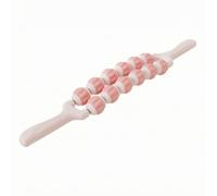 XLWLLNJ Rullo Massaggio Bambini Massaggiatore Manuale Rullo Corpo Decontratturante Rullo Trigger Point con 24 Sfere Stimolanti Confortevole Adatto a Recupero Muscolare Casa Viaggio, Pink, 2-Row