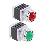 XLWLLNJ Set di 2 Spie LED Da 220 Montaggio a Pannello.