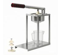 XLWLLNJ Spremiagrumi a Leva Resistente Utensile Struttura in Acciaio Inox 304, Spremifrutta, per Chiosco, professionisti del bar, Doppia Testa