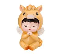 XLWLLNJ Statua di Cavallo in Resina, Statua di Animali Cinesi, Scultura, Statuetta Del Capodanno Cinese per L'ingresso Dell'armadio Della Camera Da Le, D