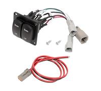 XLWLLNJ Switch Interruttore Doppio Alzacristalli Switch a Bilanciere 10 Pin Struttura Plastica Cablaggio Plug And Play Adatto per Cruscotto Veicoli Officina Riparazioni 6.9cmx6.9cm