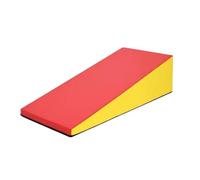 XLWLLNJ Tappetino Allenamento Bambini Materasso Palestra Cuneo Inclinato Materassino Ginnastica Cuscino con Schiuma Compatta E Rivestimento Pvc Anti Strappo, 80 60 30cm, Pezzo Unico