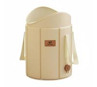 XLWLLNJ Vasca per Pediluvio Portatile Pieghevole Rinforzata con Bordo Robusto Isolamento Termico Valvola di Scarico Efficiente Adatta a Casa Centro, Upgraded Knee Wo Lid