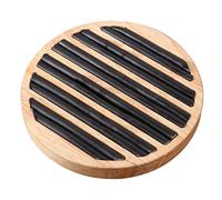 XLWLLNJ Vassoio Porta Anelli in Legno, Organizer Rotondo, Legna