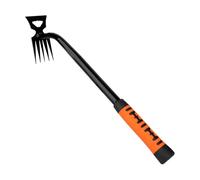 XLWLLNJ Weeds Puller Attrezzo Manuale per Sradicare Erbacce con Artigli Affilati Manico Ergonomico in Acciaio E Gomma Strumento Multifunzionale Port, 5 Denti