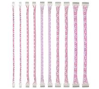 Xlx 10PCS JST XH 2/3/4/5/6 pin cavo con spina doppio-fine xh2.54 mm Pitch cavo 30 cm (rosa e bianco)