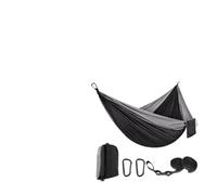 XLYMTLSO Camping Hammock, Amaca da Campeggio Leggera e Portatile, Resistente, con Corde, Adatta for Escursioni, spiagge e Articoli Essenziali da Viaggio.,Single or Double(Blue)