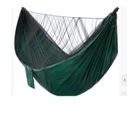 XLYMTLSO Camping Hammock, Amaca in Corda di Nylon Spessa, Amaca in Rete for Interni, Portatile, Semplice,Single or Double
