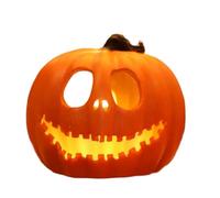 XLYMTLSO Jack O'Lantern, Lampada a LED con Zucca di Halloween, Decorazione Creativa con Lanterna, Luce Lampeggiante, gypsophila, Fantasma, Festival, Travestimento, Luminoso,Halloween Decorations(1PC)