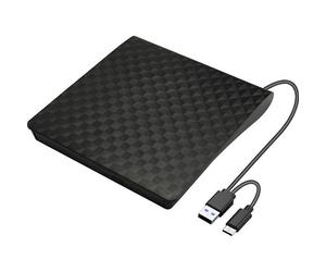 Xlyne 570503 Masterizzatore esterno Blu-ray USB-A, USB-C®, USB 2.0 Nero