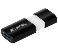 XLYNE 7951200 Wave USB Stick │ 512 Gb│USB 3 - Memory Stick │ Meccanismo Push & Pull │ Windows, Mac, Linux, nero, bianco