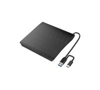 XLYNE MASTERIZZATORE DVD ESTERNO CD/-bruciatore USB 2.0 - Nero, compatibile con Windows, macOS