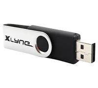 XLYNE SWG - Chiavetta USB da 8 GB (USB2.0, Plug&Play, Swing), colore: Nero