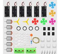Xmart 103 Pezzi Kit Circuito Elettrico Scuola Media Bambini Mini Motori Circuiti Kit Motori Dc per Esperimenti Di Fisica Esperimenti Elettrici Progetti Scientifici Fai-Da-Te