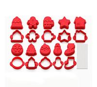 Xmas 10 forme Cookie Cutter Set Gingerbread Snowflake Tree House Christmas | Christmas Xmas Cookie Cutter Set di 10 forme incluse Gingerbread Snowflake Tree House For Festive Baking