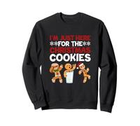 Xmas Cookie Lover I'm Just Here for The Christmas Cookies Felpa