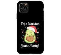 Xmas Feliz Navidad Juana Party Avocado Messicano Natale Custodia per iPhone 11 Pro Max
