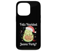 Xmas Feliz Navidad Juana Party Avocado Messicano Natale Custodia per iPhone 13 Pro