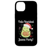 Xmas Feliz Navidad Juana Party Avocado Messicano Natale Custodia per iPhone 14 Plus