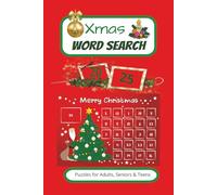 Xmas Word Search Puzzle Book: Word Searches with Easy to Read Print about Christmas, Holidays, Family Time and More | 6x9 inches, 110 pages | 50+ ... Gift for Vacations, Holidays and Free Times