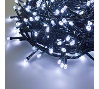 XMASKING Catena 24,5 m, 600 LED Bianco Freddo, con Memory Controller, Cavo Verde, 24V, Esterno