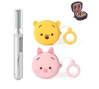 XMBYGY - Custodia in Silicone per Galaxy Buds FE (2023) / Buds2 Pro (2022) / Buds 2 (2021) / Pro (2021) / Live (2020) Cover Protettiva Con 3 in 1 Pennello per la Pulizia