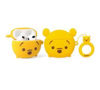 XMBYGY Custodia per auricolari Airpods di 3a generazione, motivo personaggio animazione 3D, in silicone, custodia protettiva antiurto con portachiavi, per AirPods 3