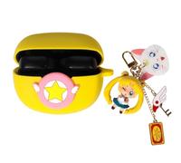 XMBYGY Custodia per auricolari Bose Ultra Open (2024), custodia protettiva in silicone antiurto con cordino anti-smarrimento per uomo e donna (SMN)