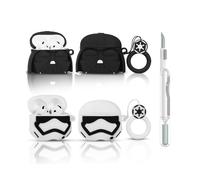 XMBYGY - Custodia per auricolari wireless Apple AirPods 4a generazione, con kit di penna per la pulizia, custodia di ricarica in silicone, custodia protettiva antiurto e moschettone per AirPods 4