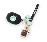 XMBYGY Custodia per Beats Studio Buds con portachiavi per bambola, Custodia di ricarica per cartone animato in silicone Kit di accessori