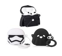 XMBYGY - Custodia protettiva per AirPods di terza generazione (2022), in silicone XMBYGY con simpatico design divertente, con portachiavi (WTsoldier+BKsoldier+GhostBk)