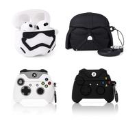 XMBYGY - Custodia protettiva per auricolari AirPods di terza generazione (2022), custodia protettiva in silicone con simpatico design in stile cartone animato per AirPods 3, con moschettone