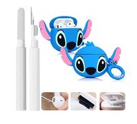 XMBYGY - Penna di pulizia con custodia per AirPods 1/2 e portachiavi, custodia protettiva in silicone per AirPods XMBYGY con kit di pulizia per custodia di ricarica wireless e auricolari