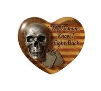 Xmccvt Biglietto d'auguri ispiratore - a forma di cuore con teschio,Incoraggiante citazioni quaderni | Per viaggi d'affari a casa all'aperto scuola uomini donne ragazze adolescenti atleti