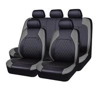 XMCMBS Set Completo di Coprisedili per Suzuki Baleno 2015-2022, Auto in Pelle Completo Impermeabile Set Fodere Anteriori e Posteriori Accessori Interni per Auto,A-Gray