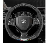 XMCMBS su Misura Coprivolante Auto per Suzuki Vitara 2018-2024,Coprivolante per Auto in Pelle,Microfibra Antiscivolo Traspirante Accessori,C
