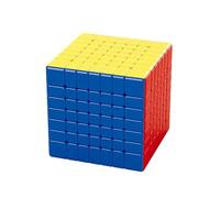 XMDCuber MOYU Meilong 7M Speed Cube 7x7 Magnetic Stickerless,Meilong 7M V2 Cubo Velocità 7x7x7 Magnetico Cubo Magico