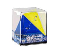XMDCuber Moyu Meilong M Pyraminx Cube Transparent Box Edition, New packaging Meilong 3x3 Magnetic Pyramid Magic Puzzle Cubo