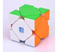 XMDCuber Moyu RS Magnetic Skewb Cube Stickerless, Cost-Effective Moyu Skewb Speed Cube, Skewb Good Choice for Beginners