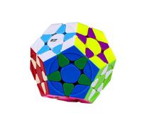 XMDCuber QY Toys QiHeng V2 Megaminx Dodecahedron Speed Cube 3x3, Pentagonale Cubo Magico Dodecahedron cubo velocità (Standard version)