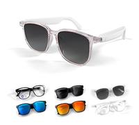 Xmenha AI Smart Bluetooth Occhiali da sole per donne e uomini con altoparlanti auricolari aperti Cuffie Bluetooth Traduttore in tempo reale Traduttore Occhiali da vista per sport Guida all'aperto