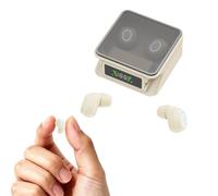 Xmenha Auricolari invisibili Mini Sleep Wireless Bluetooth Piccoli Auricolari Invisibili Cuffie più piccole Micro Piccoli Nascosti Nascosti Discreti Auricolari Per Lavoro Dormire Side Sleeper