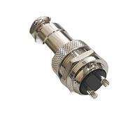 XMGKMN 1 presa per spina aviazione GX20 attraverso la parete, 2 core, 3 core, 4 core, 5 core, 6 core, 7-8-9-10-12-14 connettore core (dimensioni: attraverso il muro GX20 15 core)
