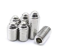 XMGKMN 1 vite a sfera M8M10M12M16 in acciaio inossidabile 304 con testa a sfera set vite Wave sub* x20x25x30x35x50 (colore: M10* 25)