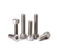 XMGKMN 10 pz M3M4M5cm 304 in acciaio inox 304 testa a tazza tappo a vite bullone x 22 x 25 x 30 x 35 x 40 x 45 x 50 mm (colore: M5 x 40)