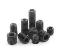 XMGKMN 100 pz M3.5 M3M4 testa senza testa macchina metro vite 12.9 livello concavo fine esagonale set vite top filo* 4x5x6x8x10 (colore: M3* 2.5)