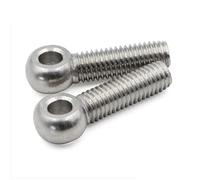 XMGKMN 20 pezzi/lotto M5 * 20/25/30/35/40/45/50 304 bullone ad occhiello in acciaio inox (colore: 45 mm, dimensioni: M5)
