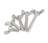 XMGKMN 20PC M3M4M5 viti zincate a testa zigrinata viti a mano bulloni a disco con artiglio* x6x8x10x12x25x30x50 (colore: M316)